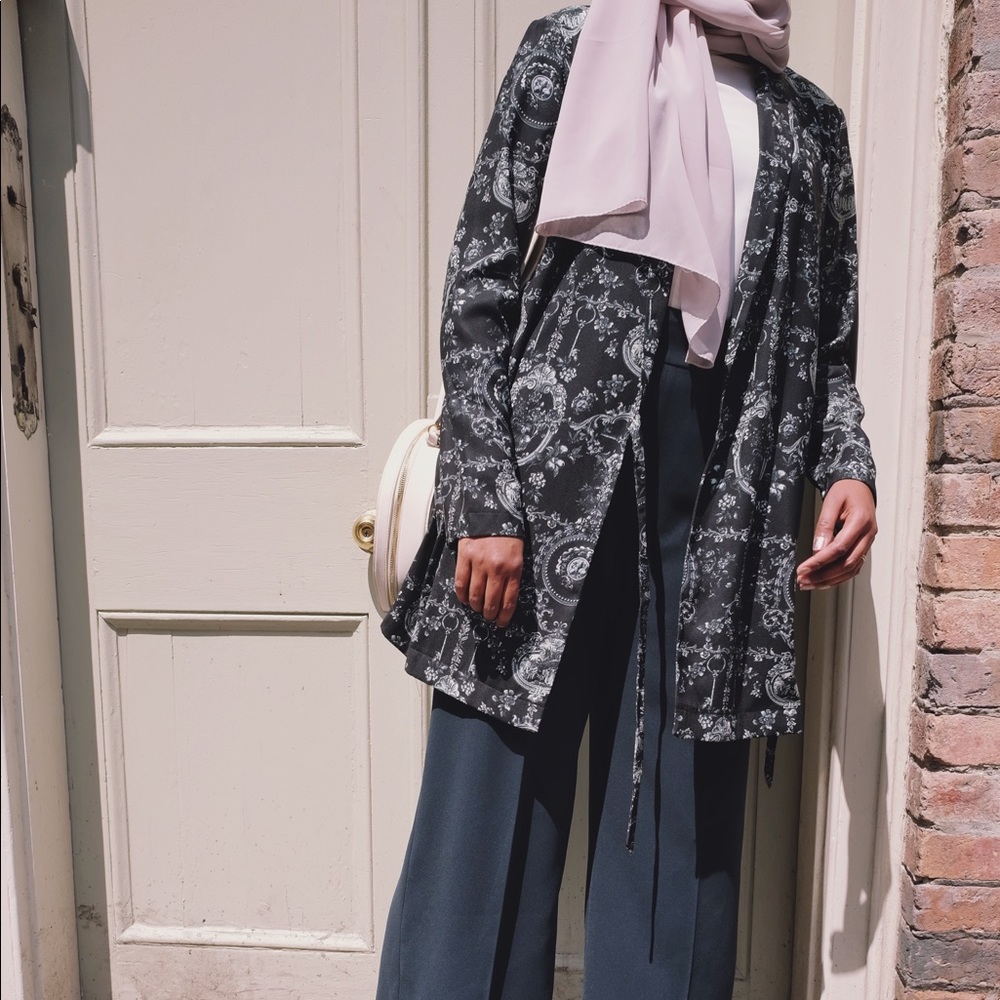 2/40 Longline Tie Asos Blazer